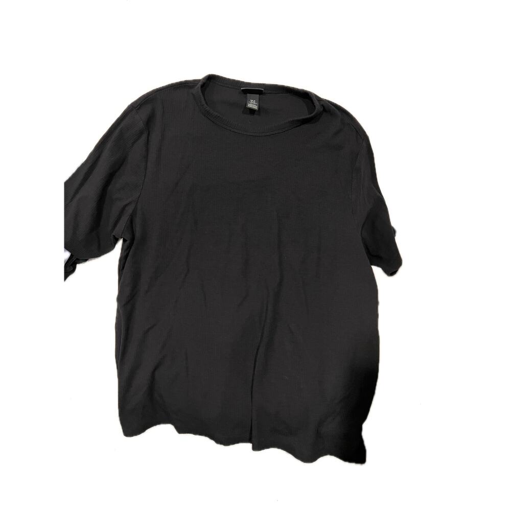 H&M Slim Fit Black T-Shirt Mens XL